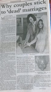 Why people stick to 'dead marriage'